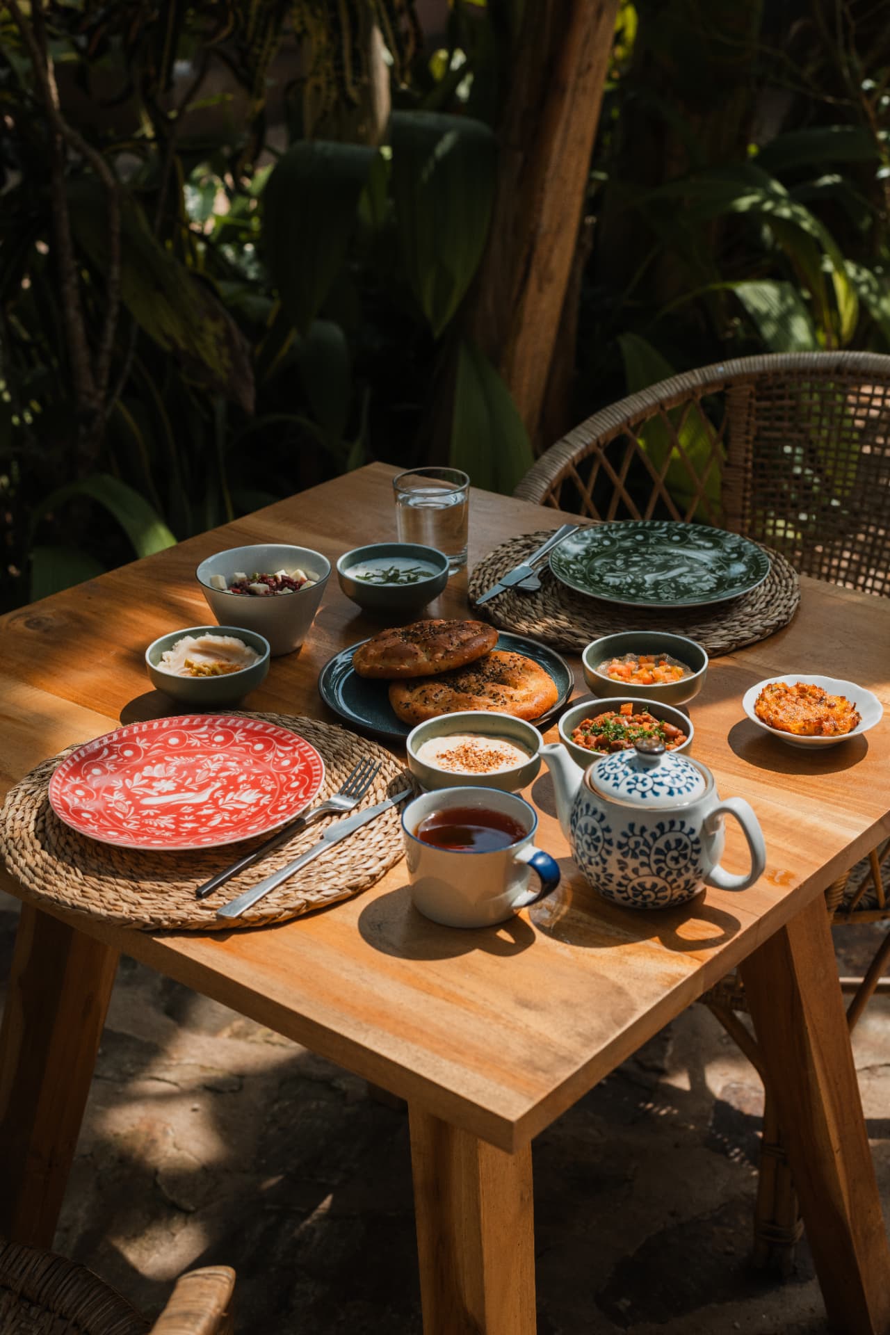 Brunch spread